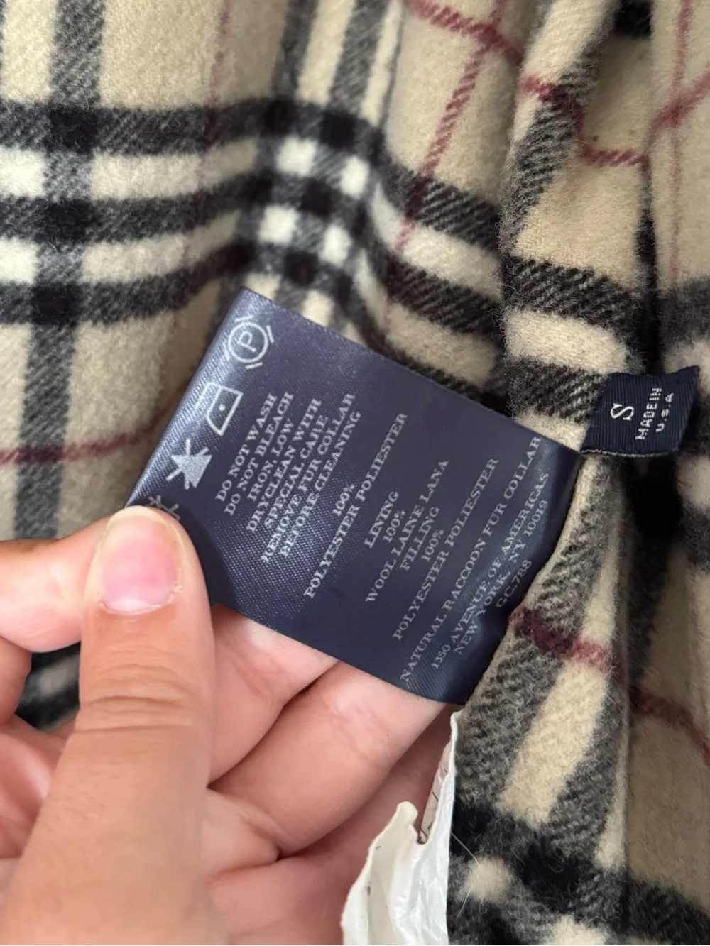 Burberry Wool Lined Spring/Fall Jacket - Picture 9 of 14